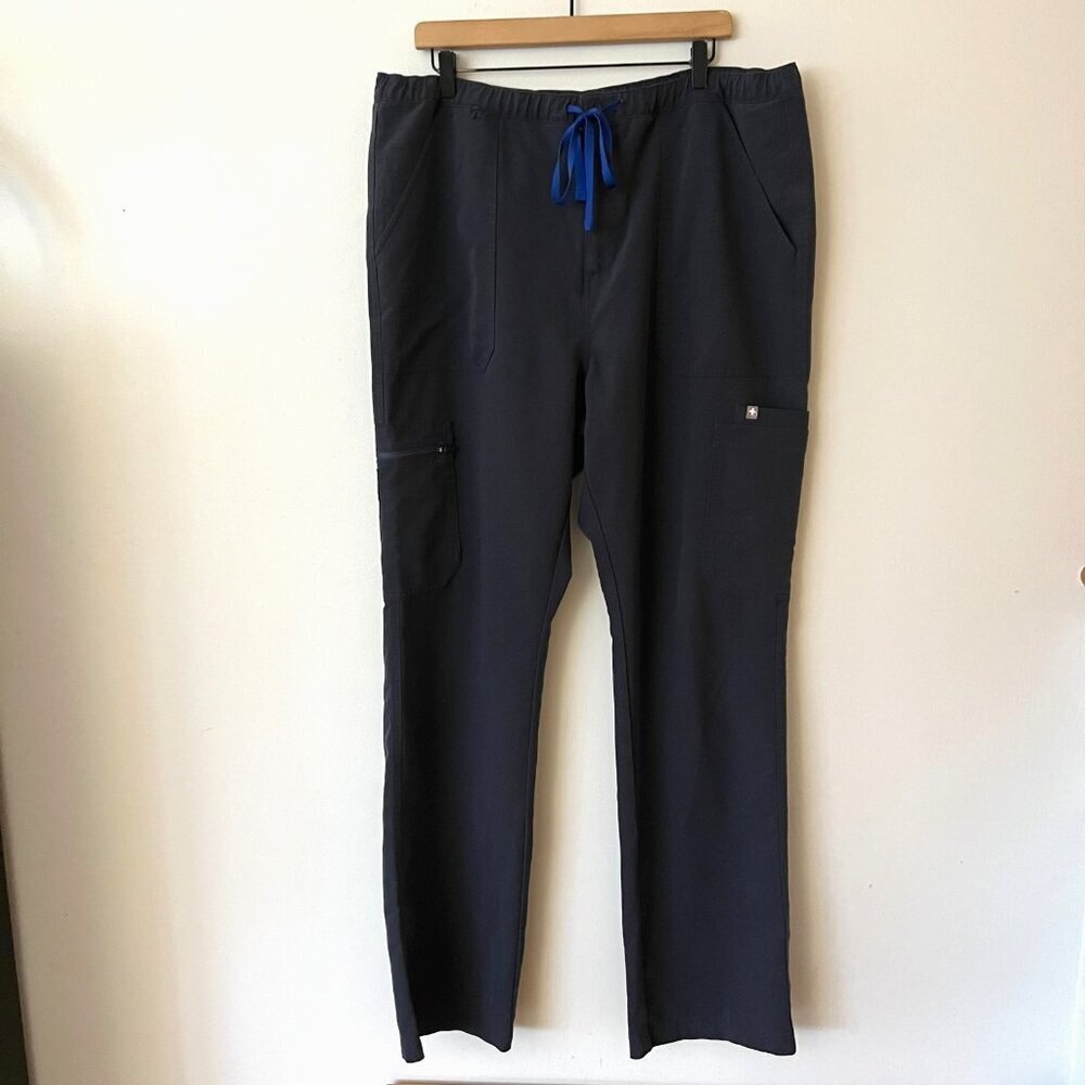 Figs Cairo Cargo Scrub Pants Dark Blue Men's Size XXL Tall